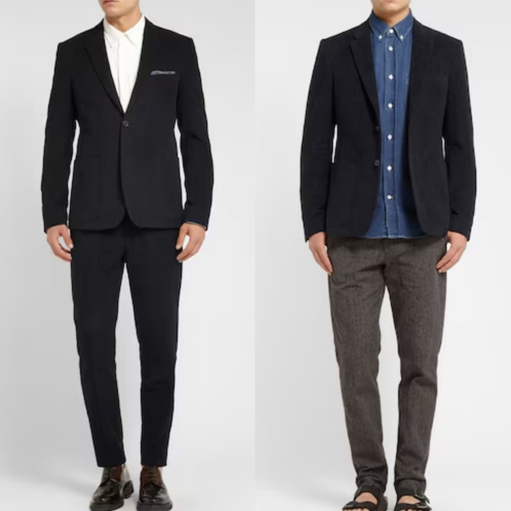 Acne Studios Stan J Moleskin PAW14 Blazer Jacket